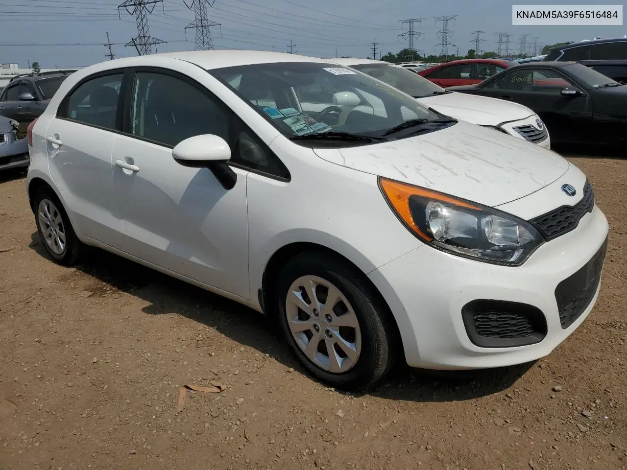 2015 Kia Rio Lx VIN: KNADM5A39F6516484 Lot: 61091035