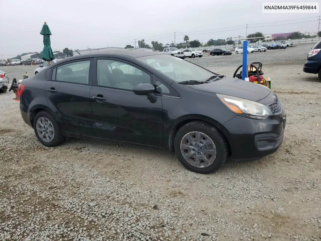 2015 Kia Rio Lx VIN: KNADM4A39F6459844 Lot: 62915255