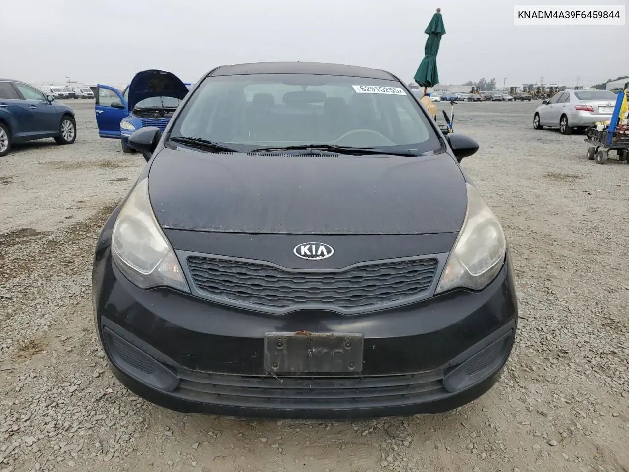 2015 Kia Rio Lx VIN: KNADM4A39F6459844 Lot: 62915255
