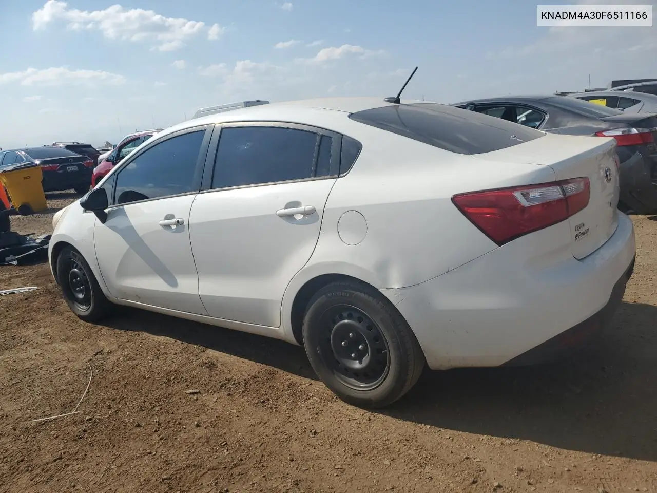 2015 Kia Rio Lx VIN: KNADM4A30F6511166 Lot: 63079815