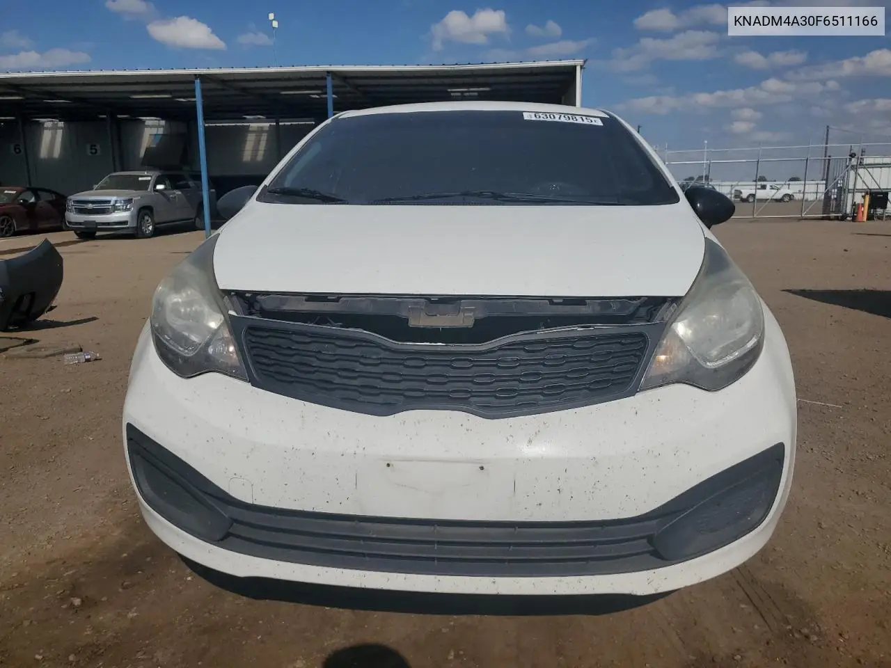 2015 Kia Rio Lx VIN: KNADM4A30F6511166 Lot: 63079815