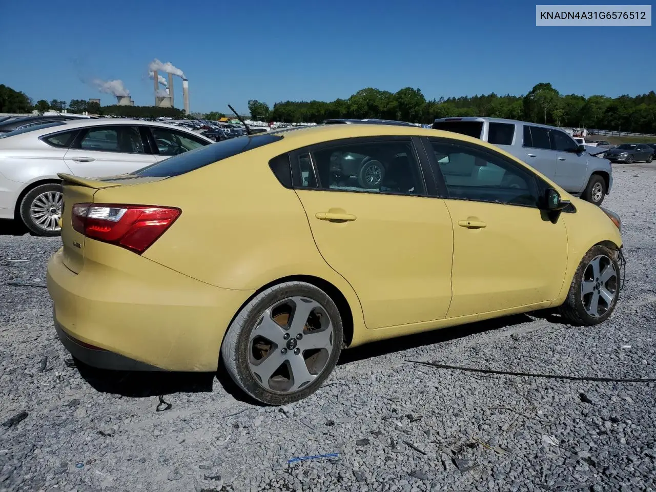 2016 Kia Rio Ex VIN: KNADN4A31G6576512 Lot: 52955195