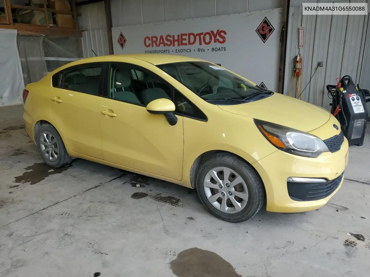 2016 Kia Rio Lx VIN: KNADM4A31G6550088 Lot: 56106885
