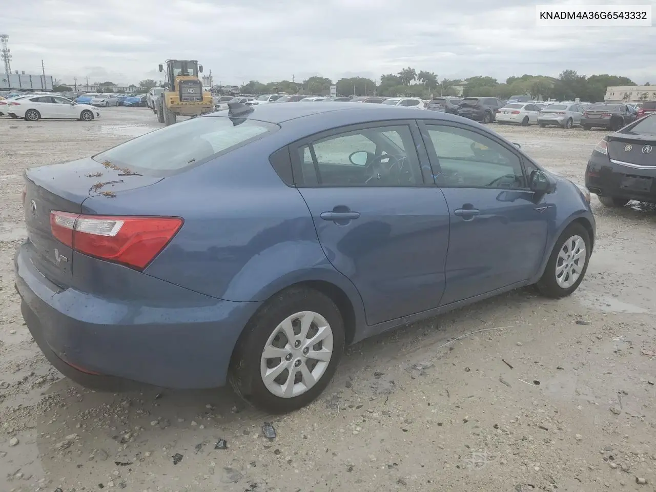 2016 Kia Rio Lx VIN: KNADM4A36G6543332 Lot: 56748955