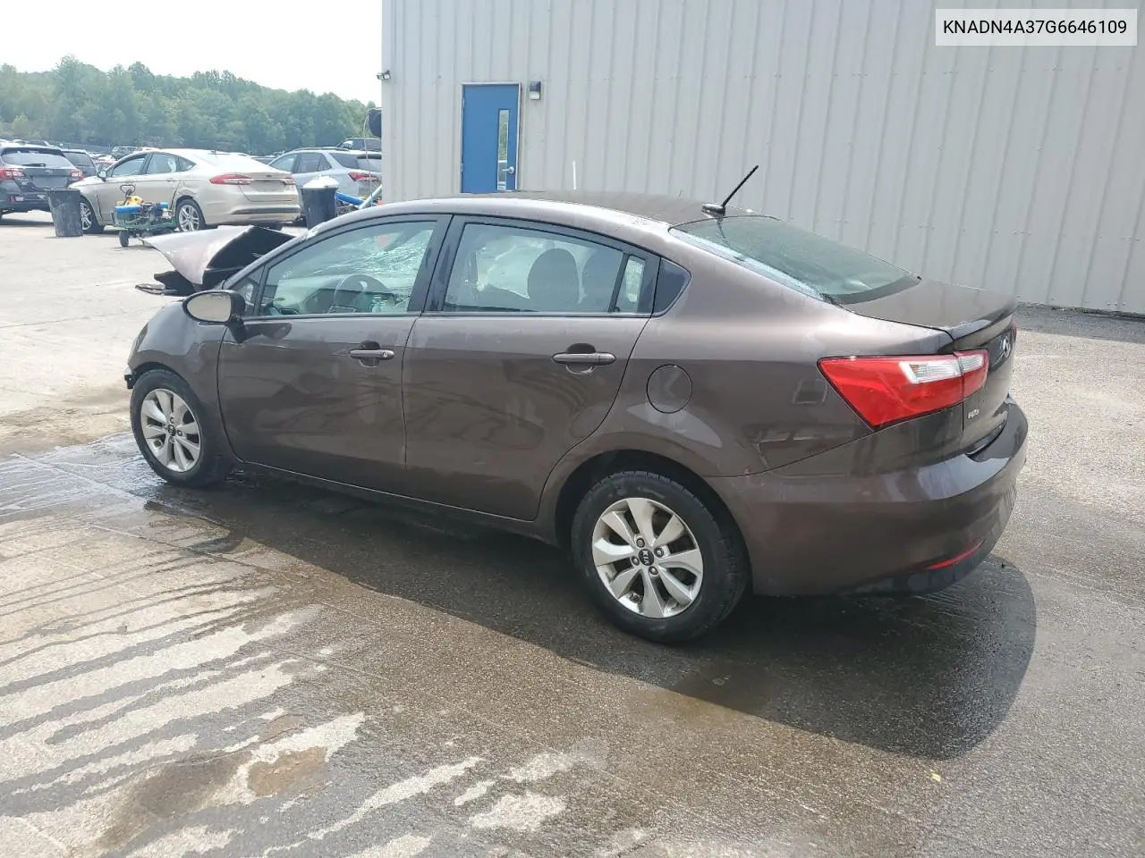2016 Kia Rio Ex VIN: KNADN4A37G6646109 Lot: 59276695