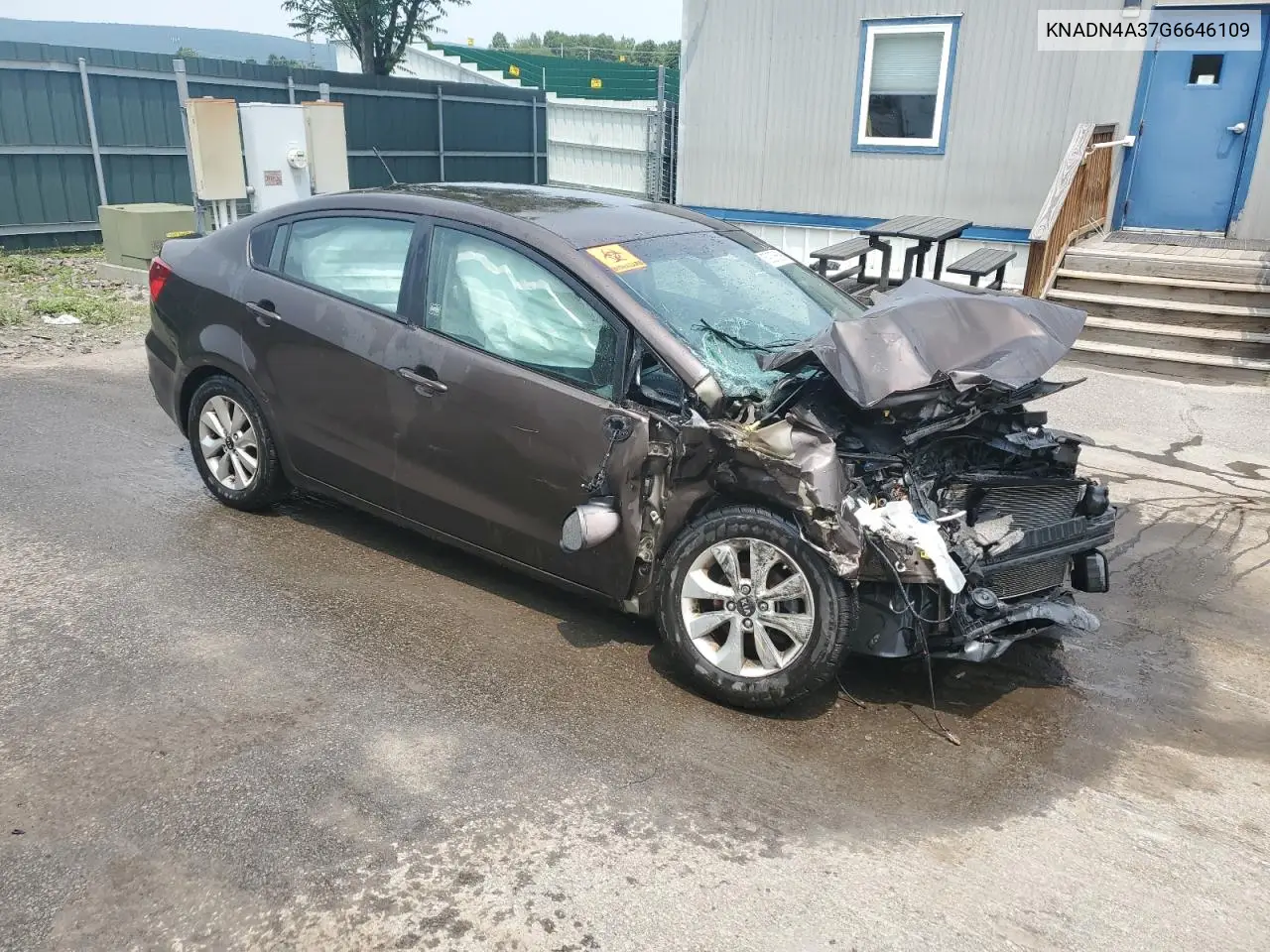 2016 Kia Rio Ex VIN: KNADN4A37G6646109 Lot: 59276695