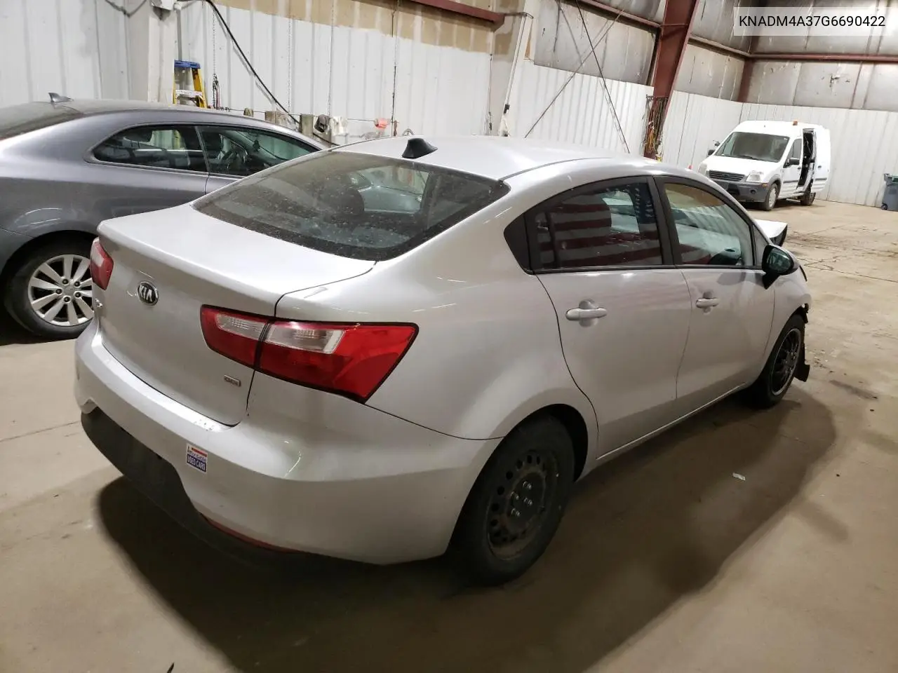 2016 Kia Rio Lx VIN: KNADM4A37G6690422 Lot: 62489615