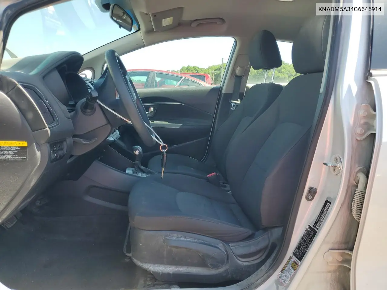 2016 Kia Rio Lx VIN: KNADM5A34G6645914 Lot: 62580085