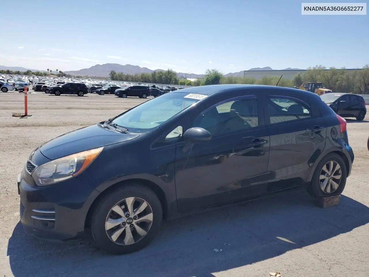 2016 Kia Rio Ex VIN: KNADN5A36G6652277 Lot: 63019615