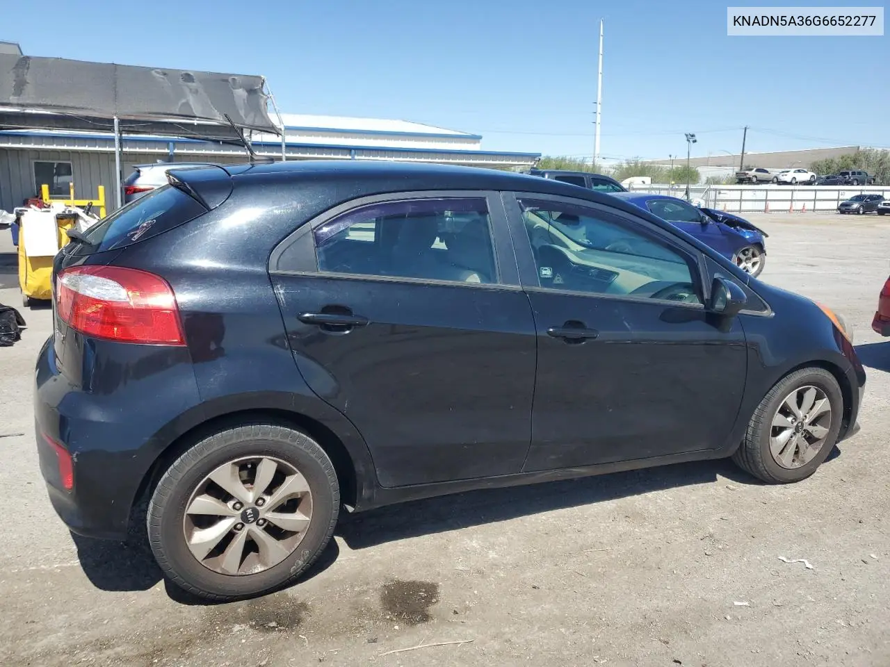 2016 Kia Rio Ex VIN: KNADN5A36G6652277 Lot: 63019615