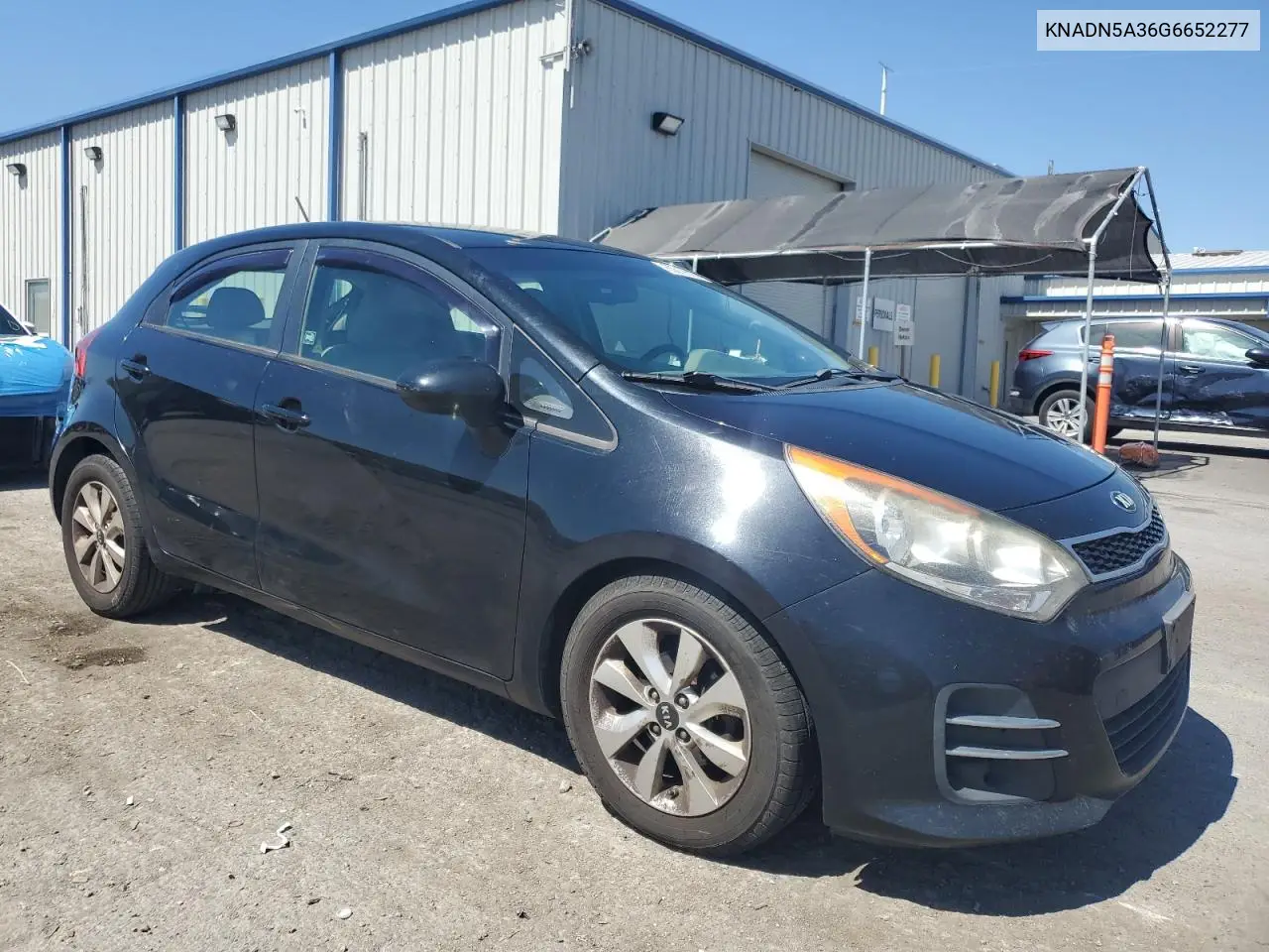 2016 Kia Rio Ex VIN: KNADN5A36G6652277 Lot: 63019615