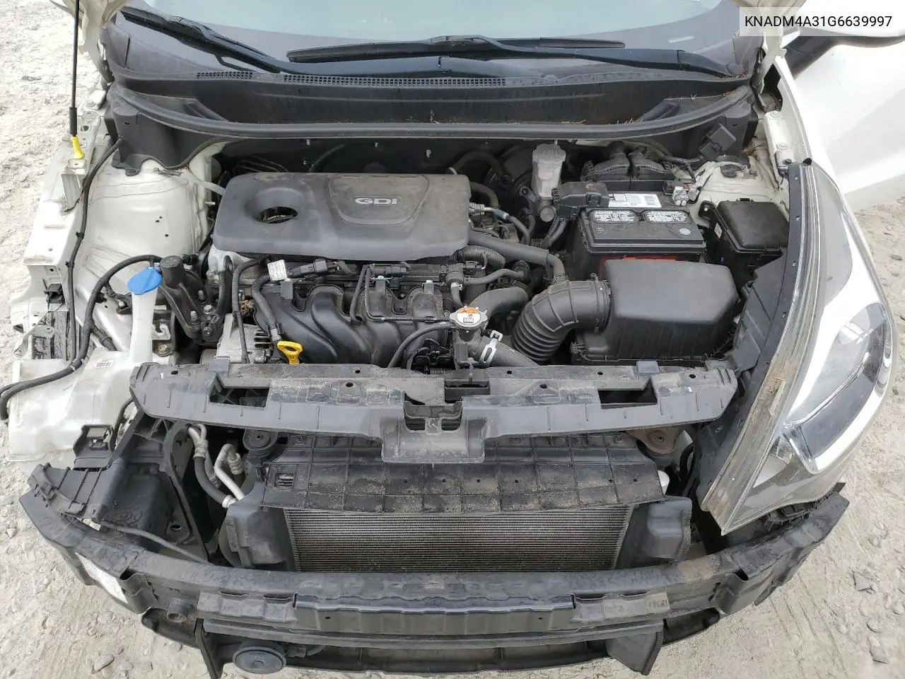 2016 Kia Rio Lx VIN: KNADM4A31G6639997 Lot: 64327745