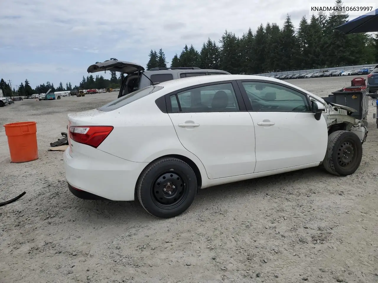 2016 Kia Rio Lx VIN: KNADM4A31G6639997 Lot: 64327745