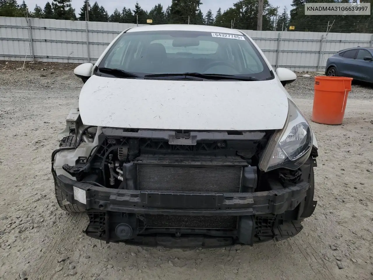 2016 Kia Rio Lx VIN: KNADM4A31G6639997 Lot: 64327745