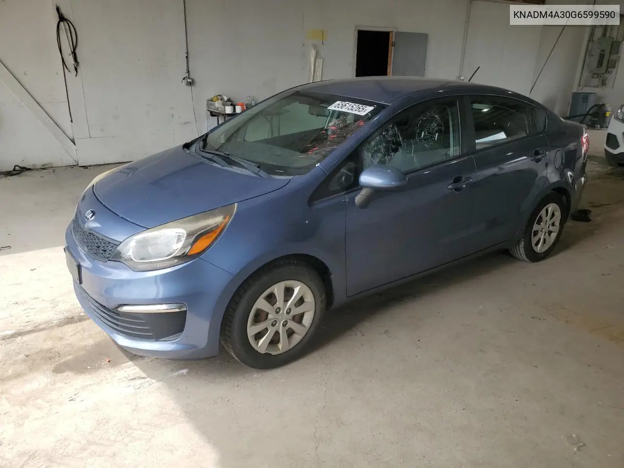 2016 Kia Rio Lx VIN: KNADM4A30G6599590 Lot: 65615265