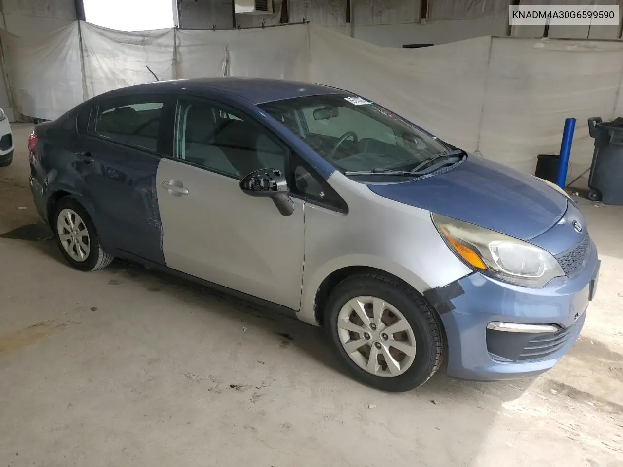 2016 Kia Rio Lx VIN: KNADM4A30G6599590 Lot: 65615265