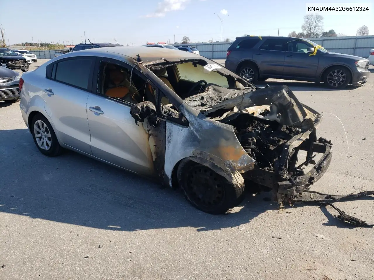 2016 Kia Rio Lx VIN: KNADM4A32G6612324 Lot: 83633264