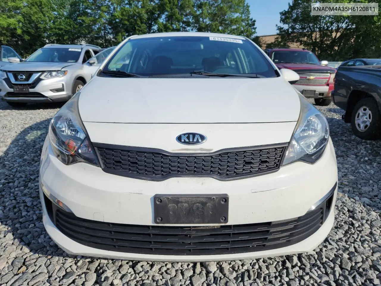 2017 Kia Rio Lx VIN: KNADM4A35H6120811 Lot: 61435335
