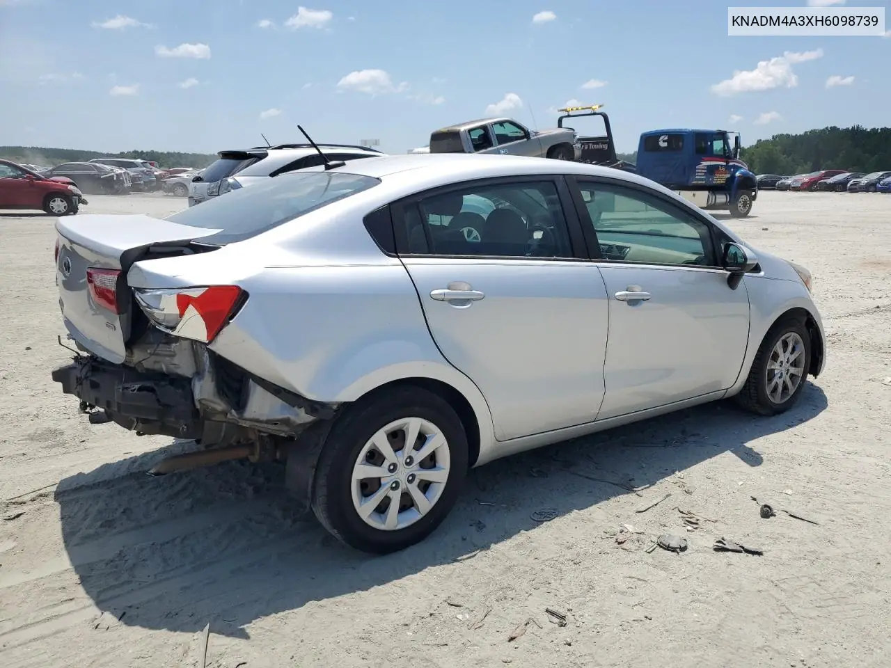 2017 Kia Rio Lx VIN: KNADM4A3XH6098739 Lot: 61633695