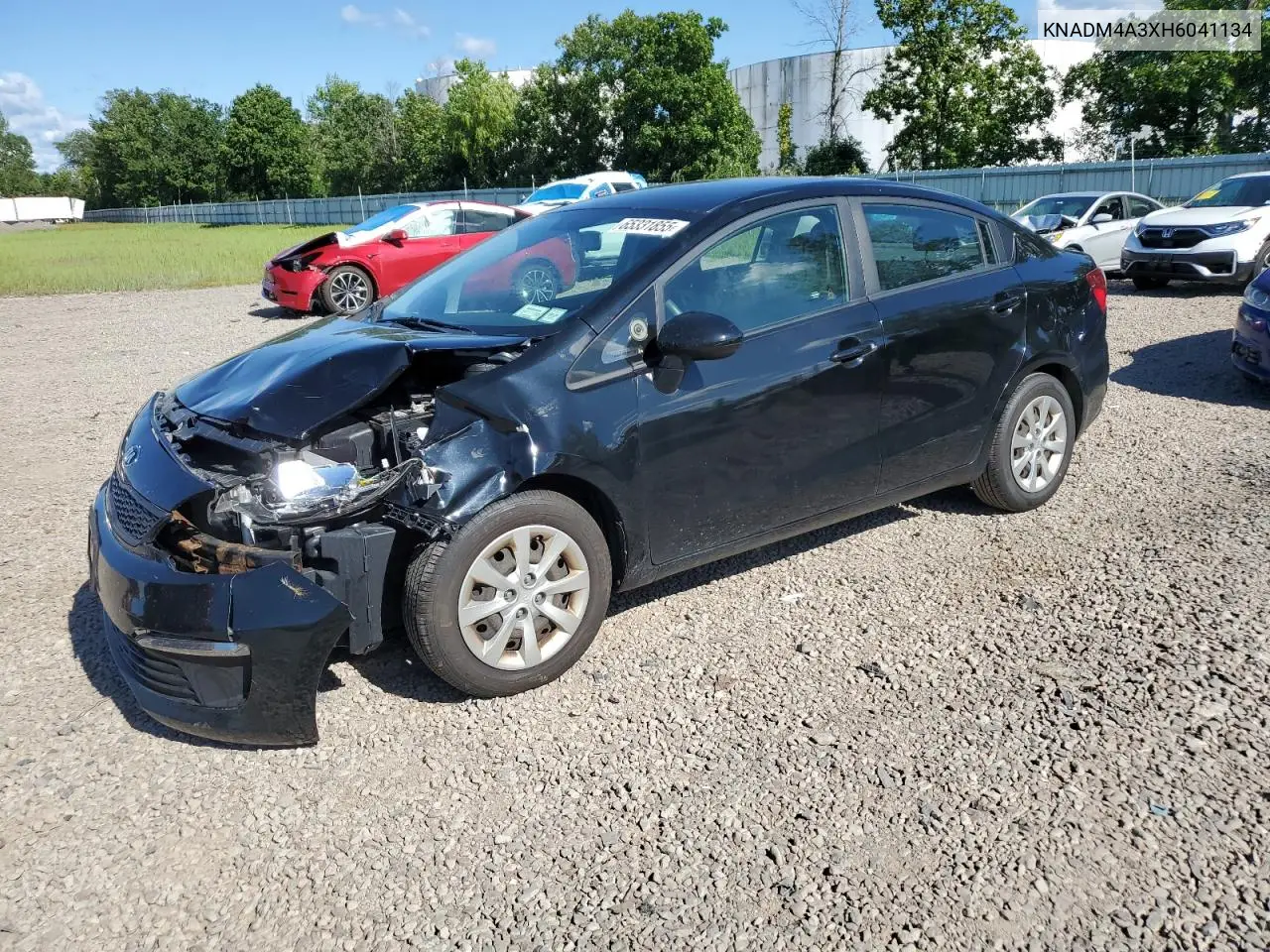 2017 Kia Rio Lx VIN: KNADM4A3XH6041134 Lot: 65331855