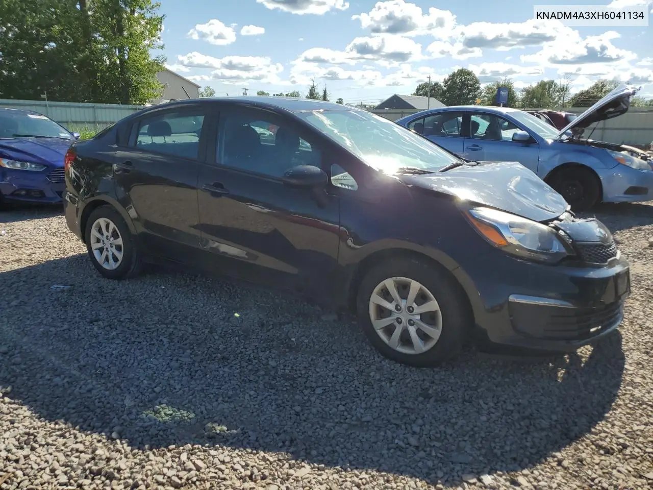 2017 Kia Rio Lx VIN: KNADM4A3XH6041134 Lot: 65331855
