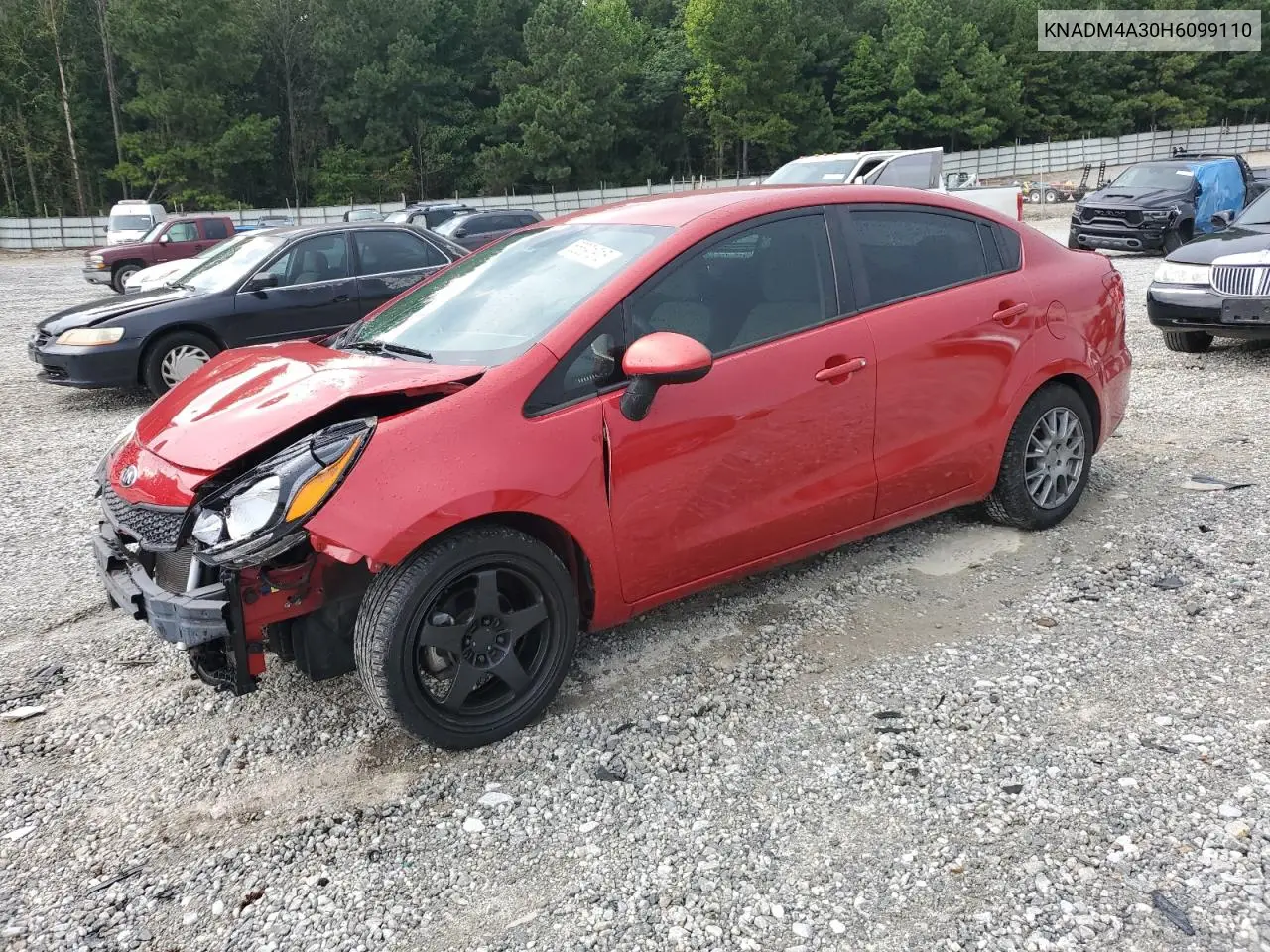 2017 Kia Rio Lx VIN: KNADM4A30H6099110 Lot: 65591915