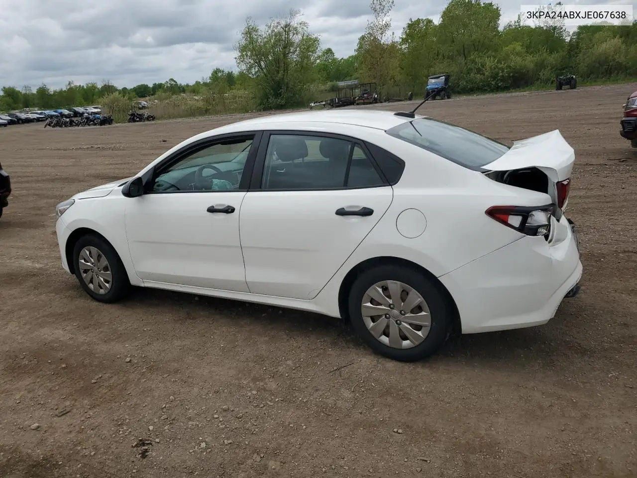 2018 Kia Rio Lx VIN: 3KPA24ABXJE067638 Lot: 56418275
