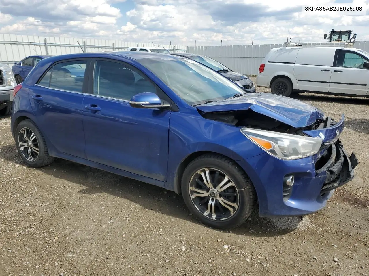 2018 Kia Rio Ex VIN: 3KPA35AB2JE026908 Lot: 56764825