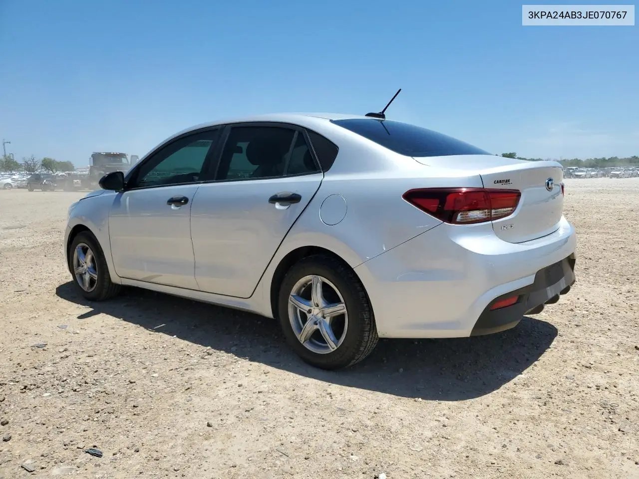 2018 Kia Rio Lx VIN: 3KPA24AB3JE070767 Lot: 56789315