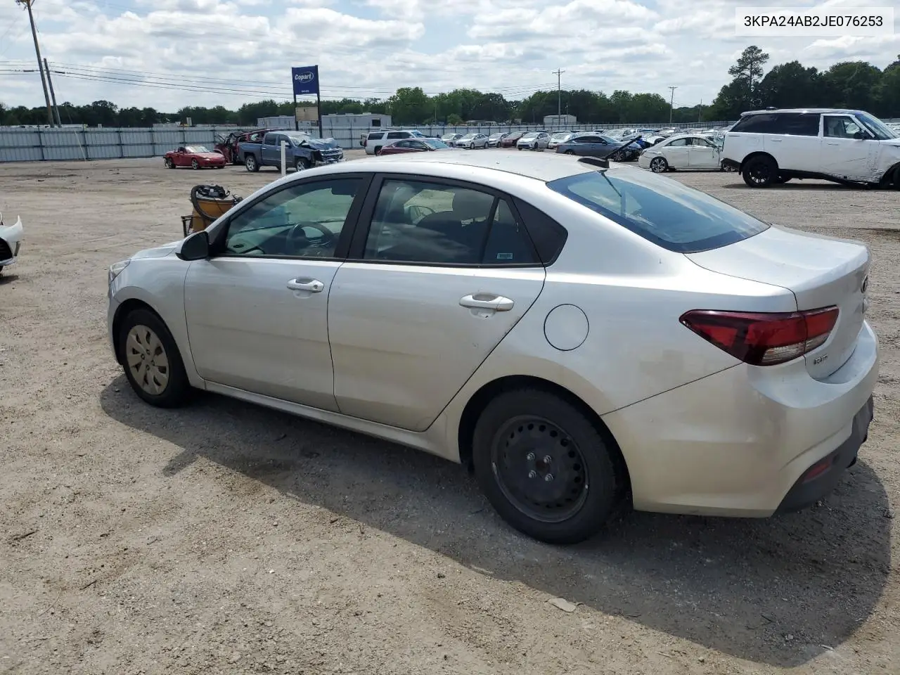 2018 Kia Rio Lx VIN: 3KPA24AB2JE076253 Lot: 56860375