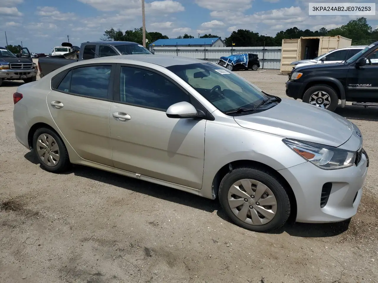 2018 Kia Rio Lx VIN: 3KPA24AB2JE076253 Lot: 56860375