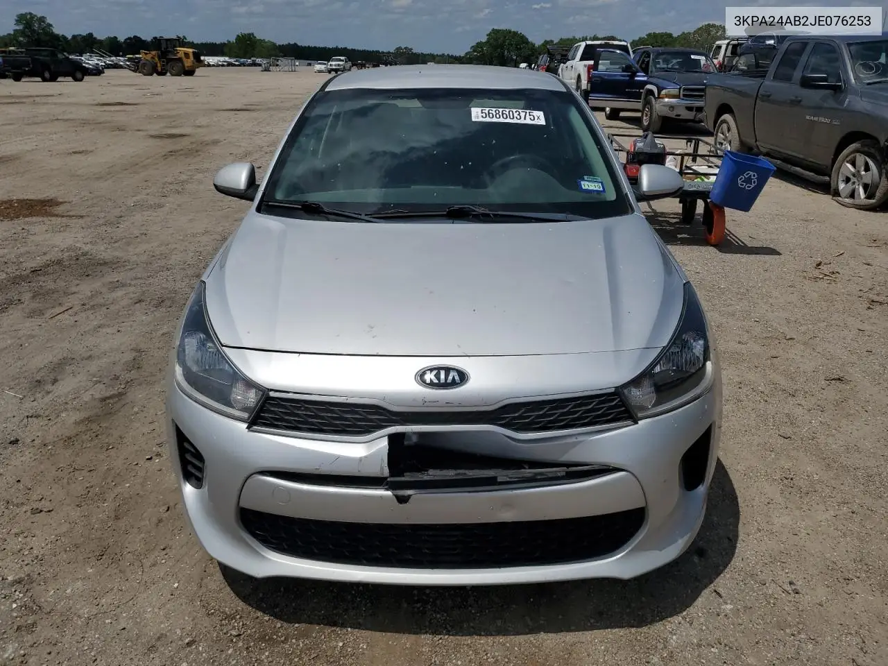 2018 Kia Rio Lx VIN: 3KPA24AB2JE076253 Lot: 56860375