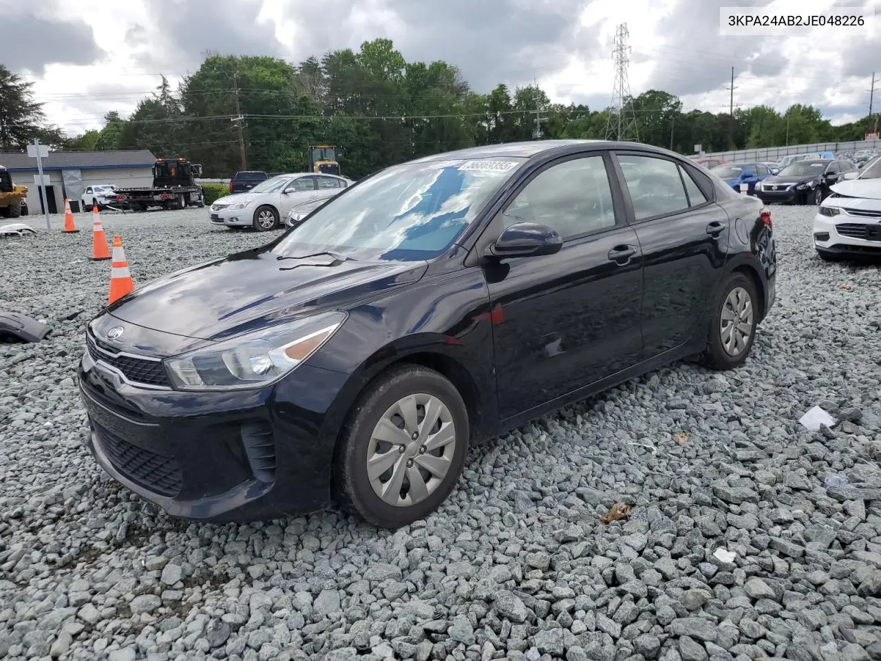 2018 Kia Rio Lx VIN: 3KPA24AB2JE048226 Lot: 56869355