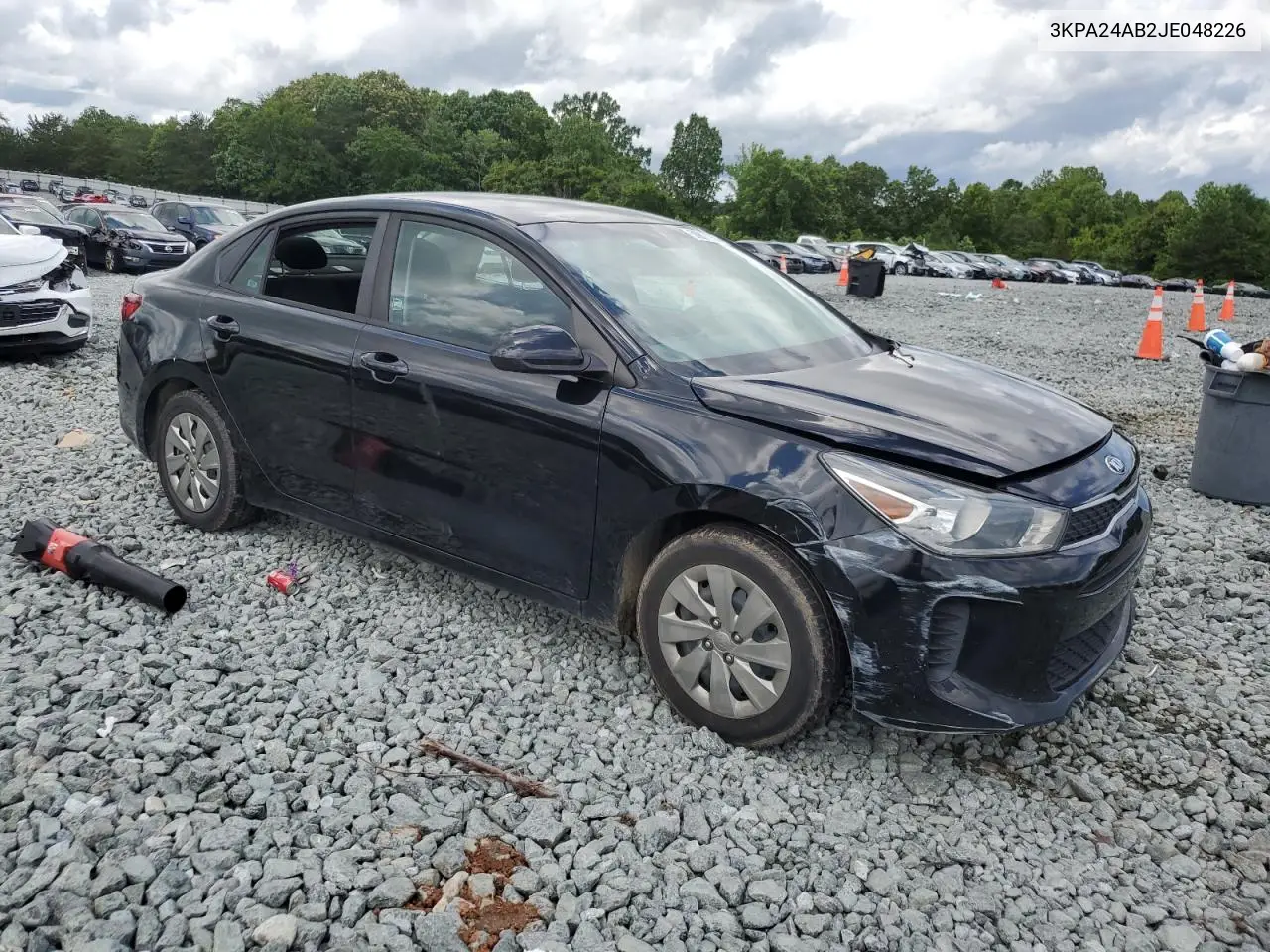 2018 Kia Rio Lx VIN: 3KPA24AB2JE048226 Lot: 56869355