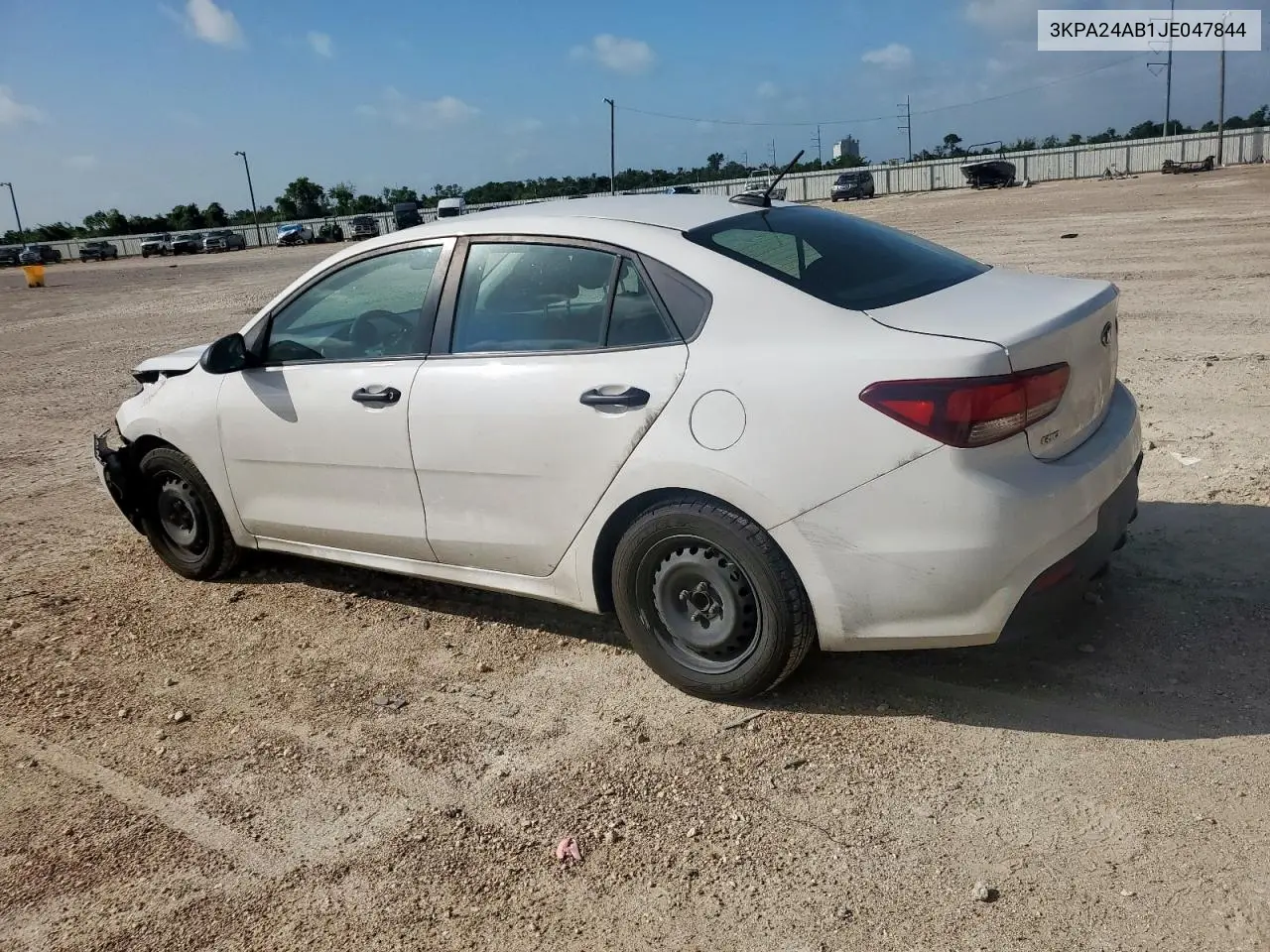 2018 Kia Rio Lx VIN: 3KPA24AB1JE047844 Lot: 63178025