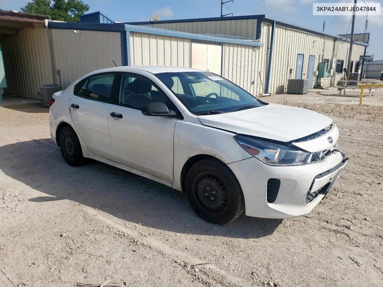 2018 Kia Rio Lx VIN: 3KPA24AB1JE047844 Lot: 63178025