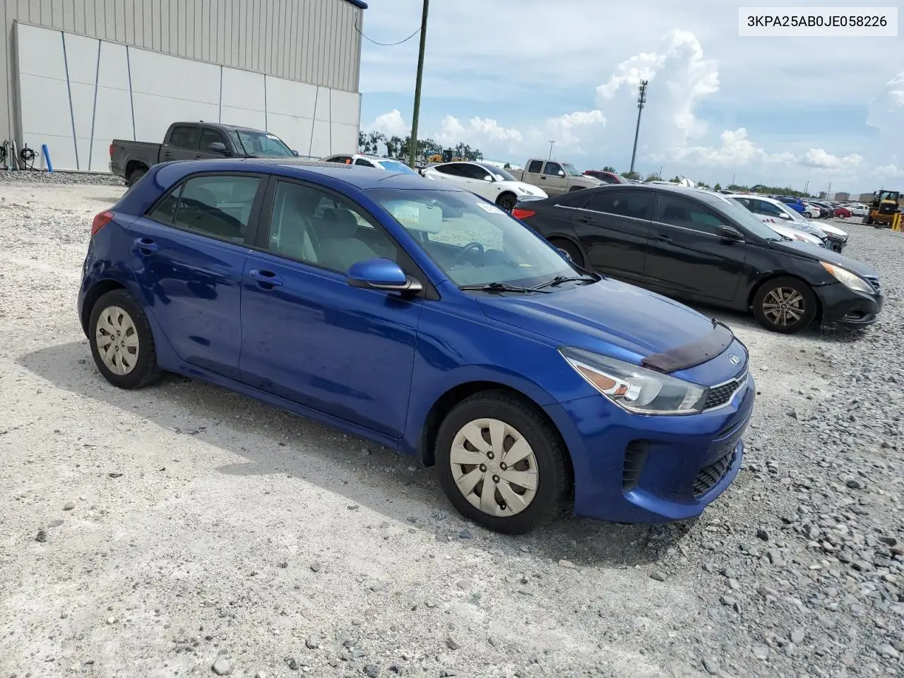 2018 Kia Rio Lx VIN: 3KPA25AB0JE058226 Lot: 65181005