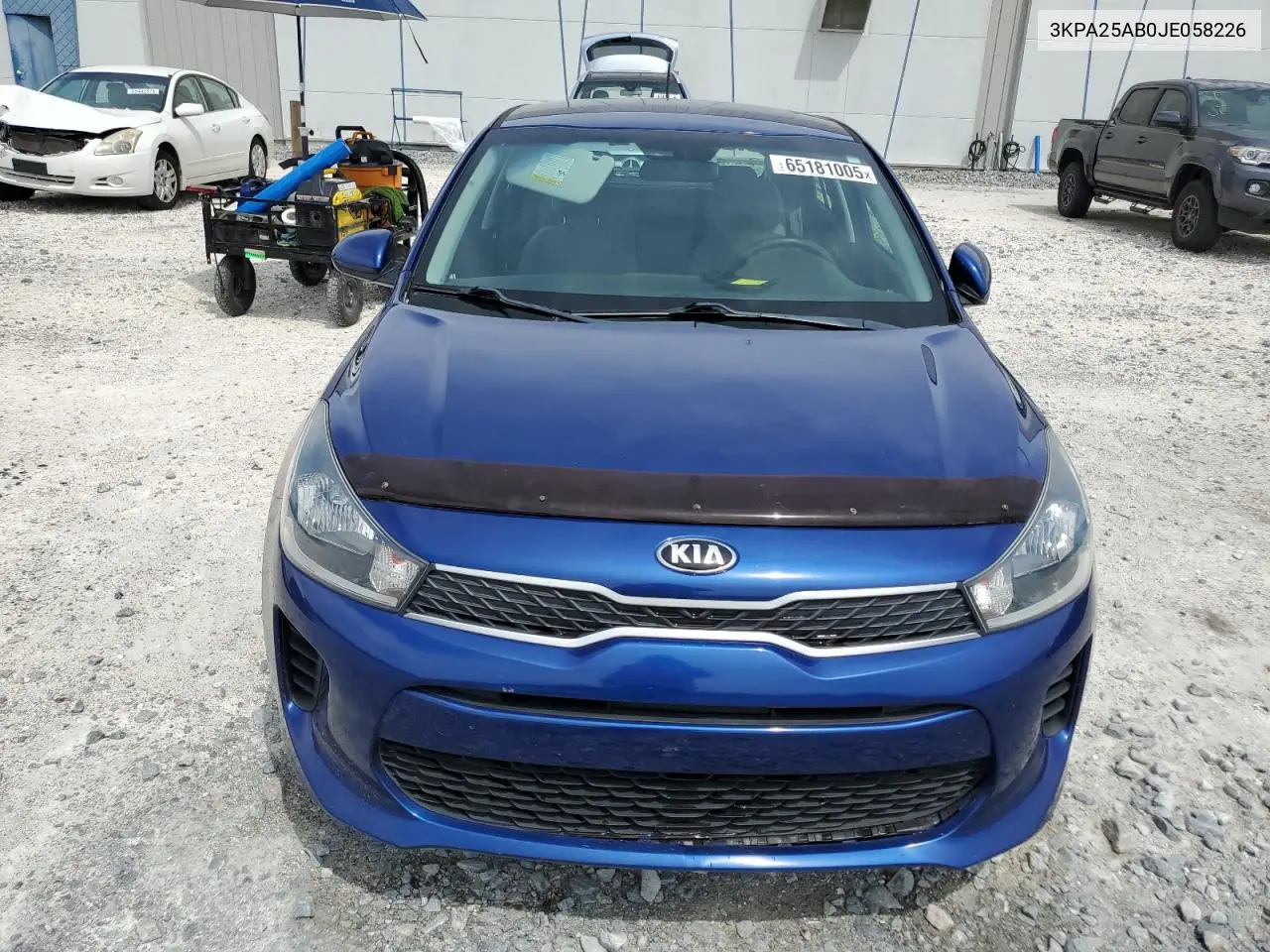 2018 Kia Rio Lx VIN: 3KPA25AB0JE058226 Lot: 65181005