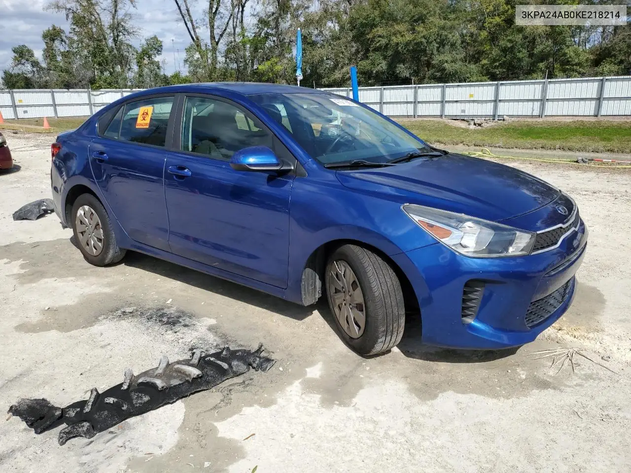 2019 Kia Rio S VIN: 3KPA24AB0KE218214 Lot: 47071885