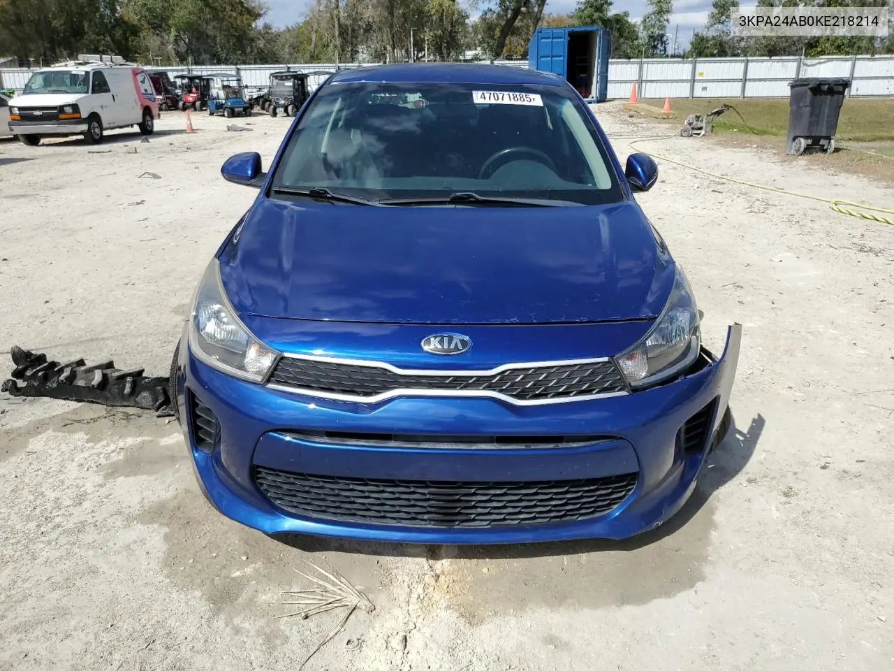 2019 Kia Rio S VIN: 3KPA24AB0KE218214 Lot: 47071885