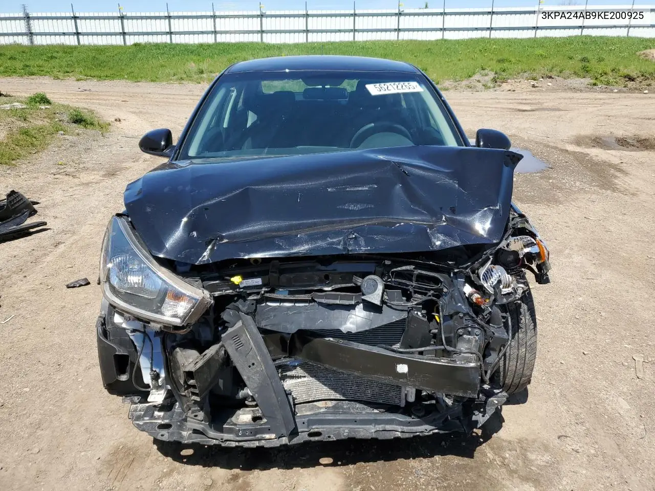 2019 Kia Rio S VIN: 3KPA24AB9KE200925 Lot: 56212265