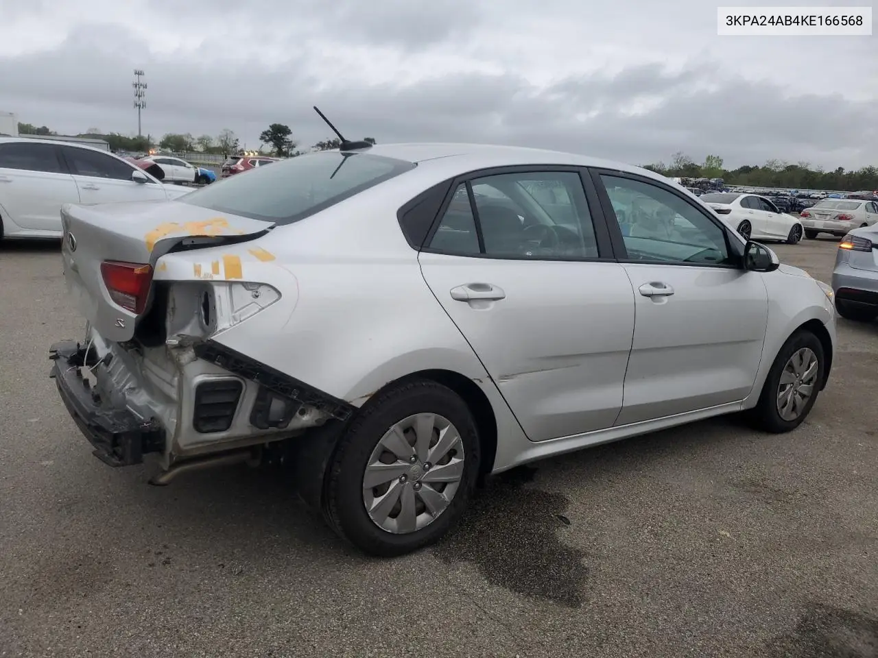 2019 Kia Rio S VIN: 3KPA24AB4KE166568 Lot: 56339655