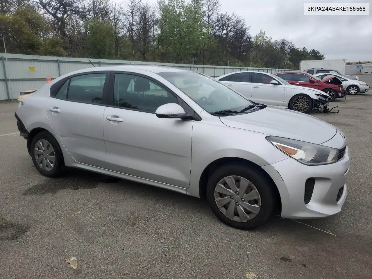 2019 Kia Rio S VIN: 3KPA24AB4KE166568 Lot: 56339655