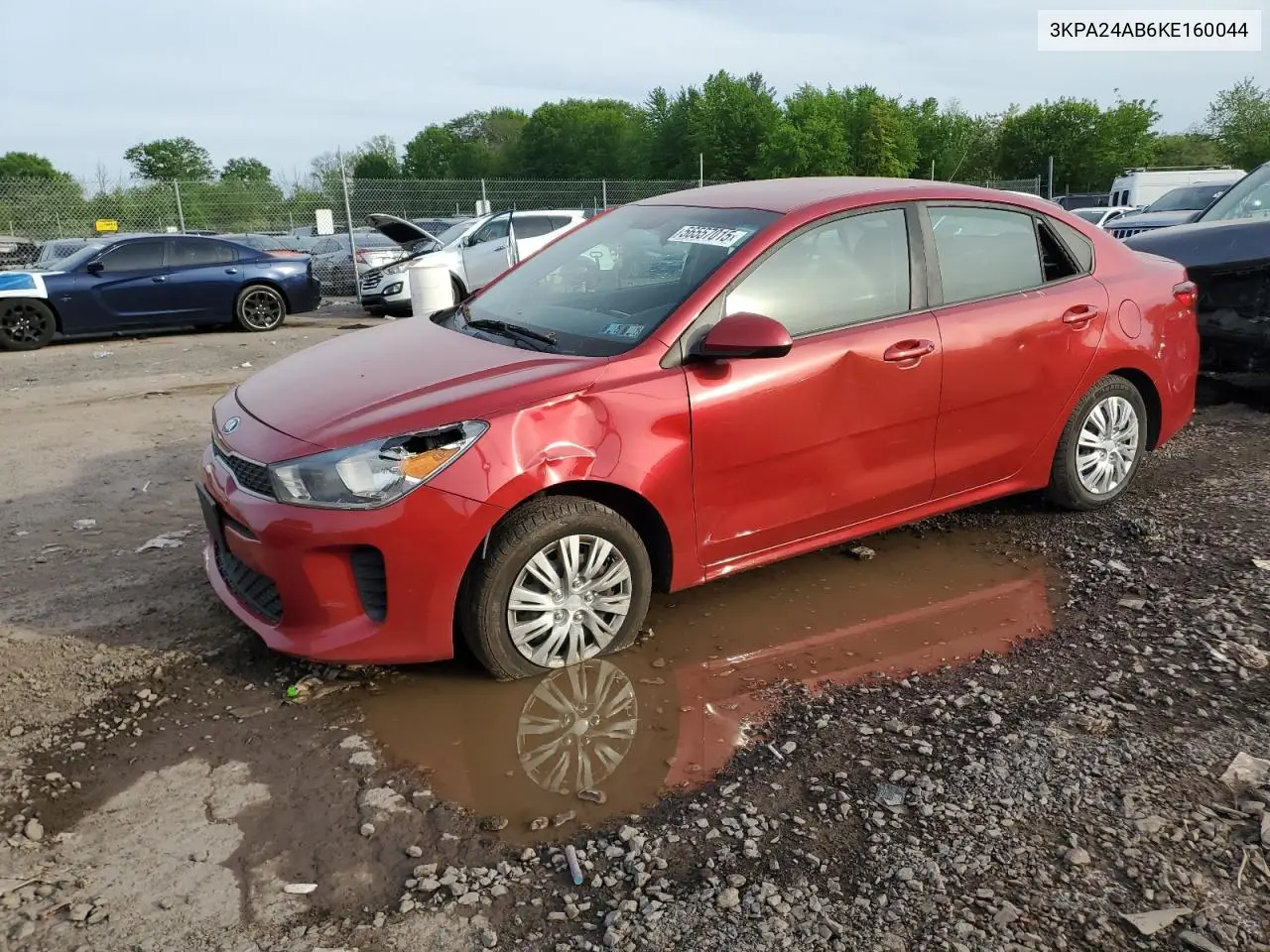 2019 Kia Rio S VIN: 3KPA24AB6KE160044 Lot: 56557015