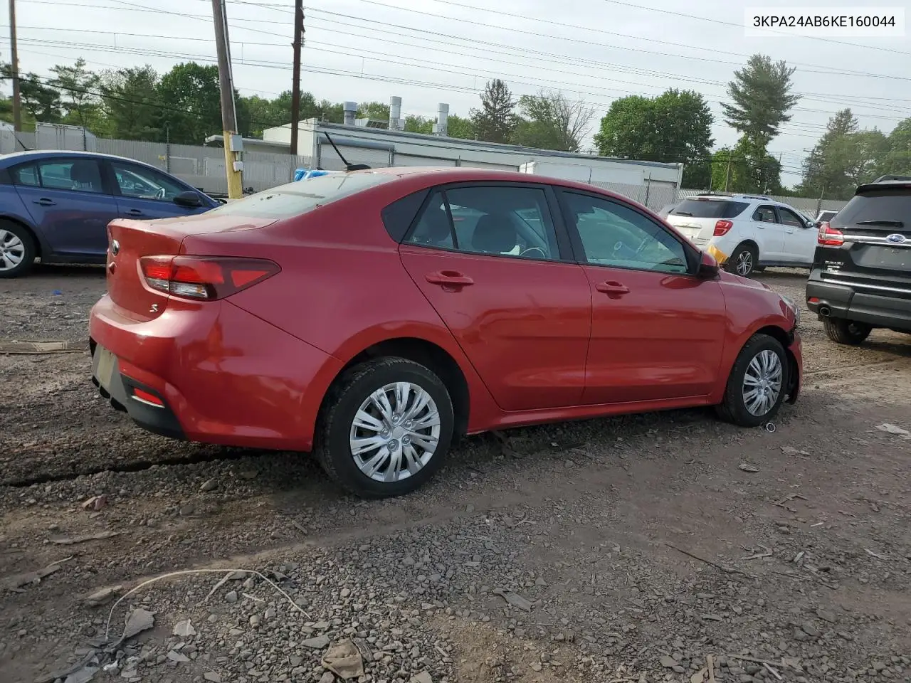 2019 Kia Rio S VIN: 3KPA24AB6KE160044 Lot: 56557015