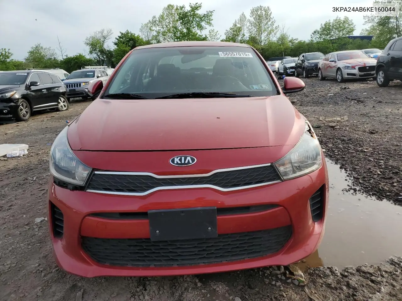 2019 Kia Rio S VIN: 3KPA24AB6KE160044 Lot: 56557015