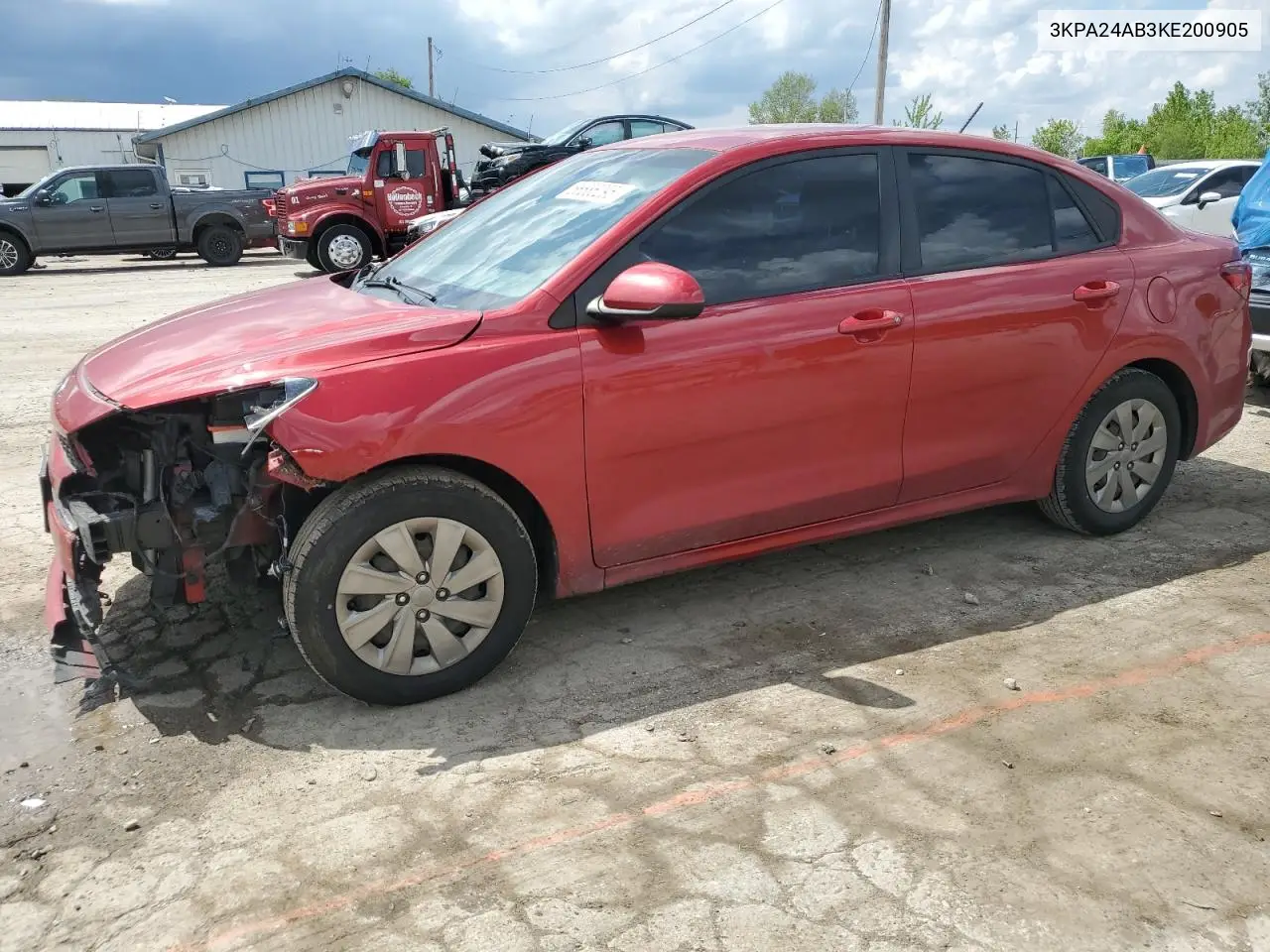 2019 Kia Rio S VIN: 3KPA24AB3KE200905 Lot: 56685295