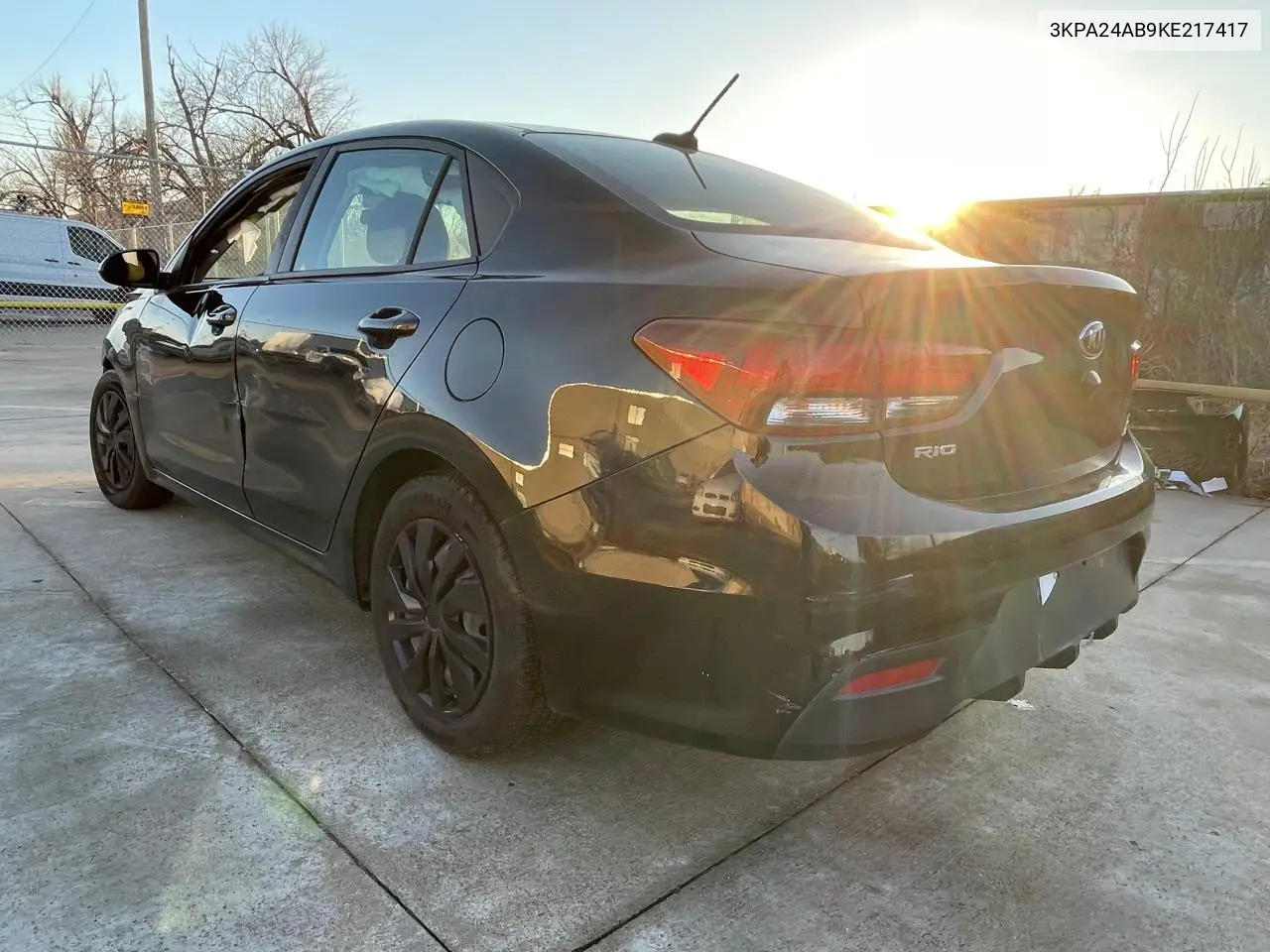 2019 Kia Rio S VIN: 3KPA24AB9KE217417 Lot: 57188205