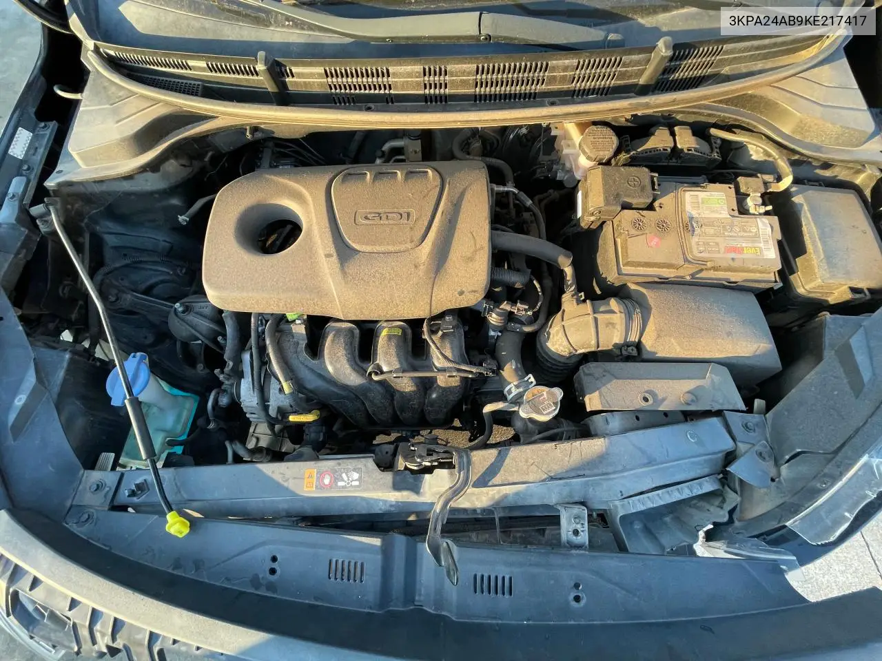 2019 Kia Rio S VIN: 3KPA24AB9KE217417 Lot: 57188205