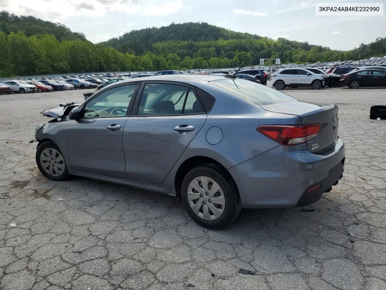 2019 Kia Rio S VIN: 3KPA24AB4KE232990 Lot: 61366235